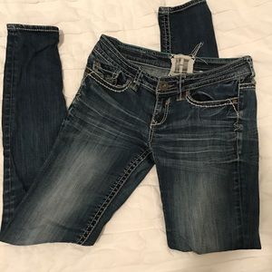 Hydraulic super skinny jeans